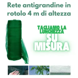 Rete antigrandine rotolo da metri 4 con lunghezza a scelta!